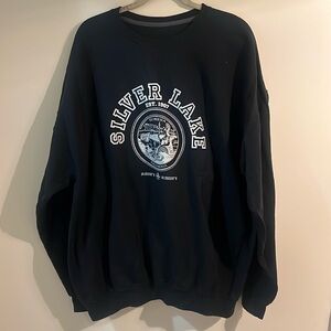 Crewneck sweatshirt with Silverlake California graphic